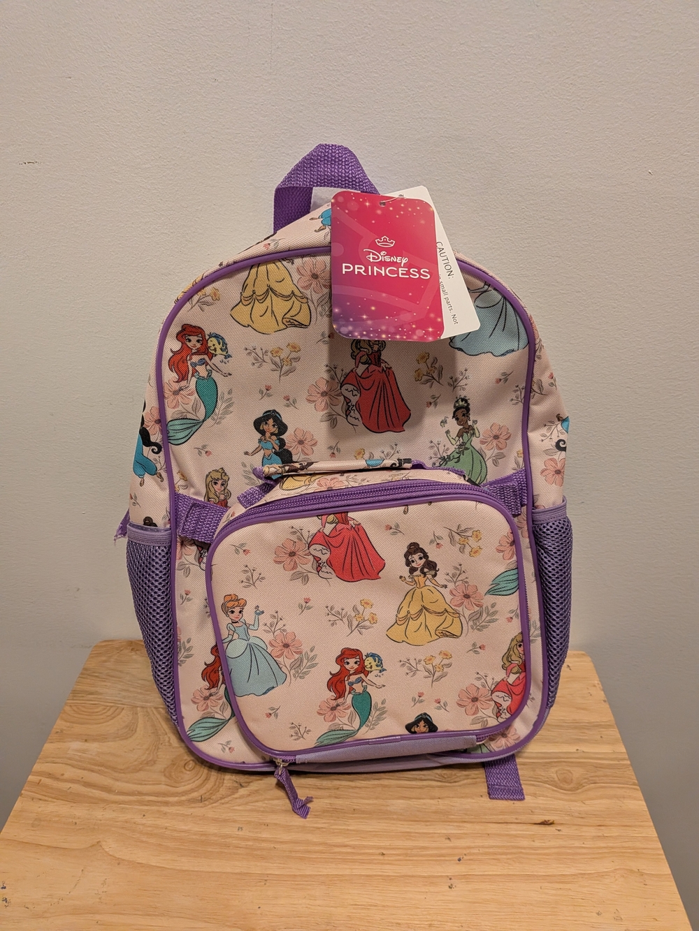 Disney Princess Pink and Purple Kids Backpack